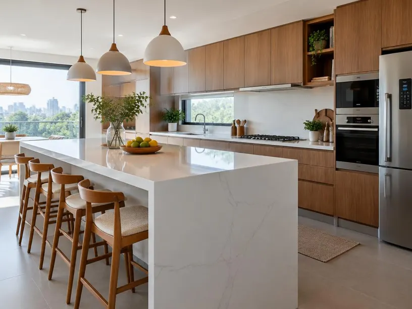 Cozinhas completas e ilhas — imagem ilustrativa
